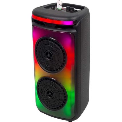 Επαναφορτιζόμενο ηχείο LED RGB με μικρόφωνο 400W/2400 mAh + τηλεχειριστήριο