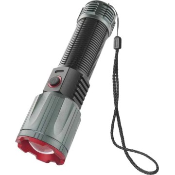 Επαναφορτιζόμενος μεταλλικός φακός LED LED/5V 3000 λάμψη 5000 mAh IP43