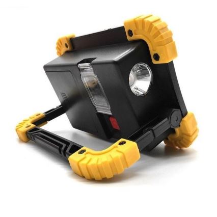 Επαναφορτιζόμενος προβολέας LED LED/10W/4000 mAh 3xAA