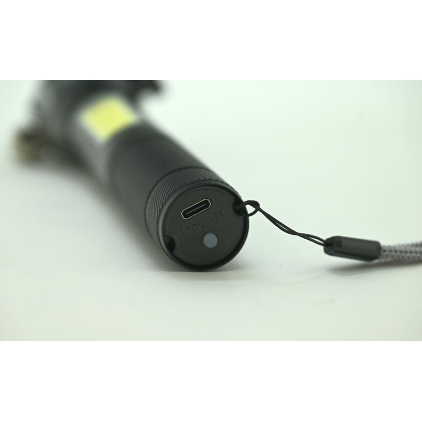 Επαναφορτιζόμενος φακός LED/3W/5V 200 lm 1200 mAh