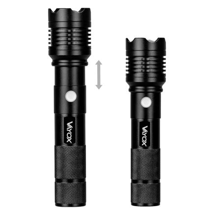 Επαναφορτιζόμενος φακός LED LED/10W/5V IPX4 800 γυαλιστερό 1200 mAh