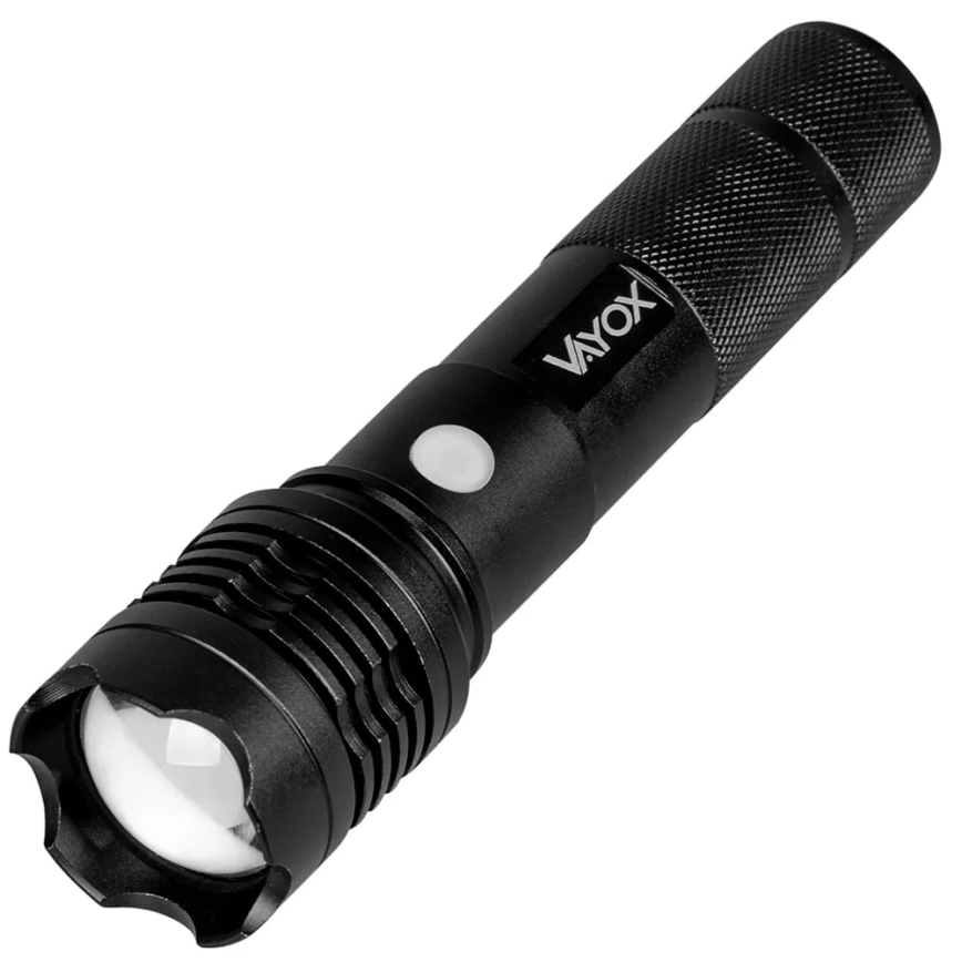 Επαναφορτιζόμενος φακός LED LED/10W/5V IPX4 800 γυαλιστερό 1200 mAh