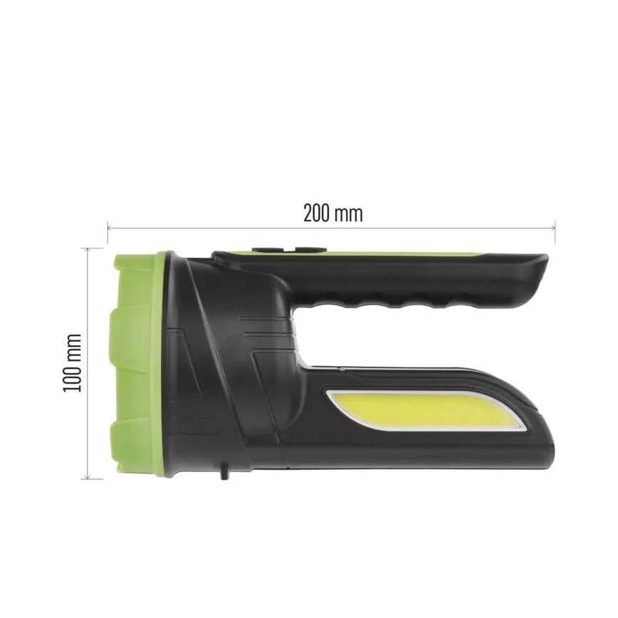 Επαναφορτιζόμενος φακός LED LED/3,7V 210 lm 1800mAh