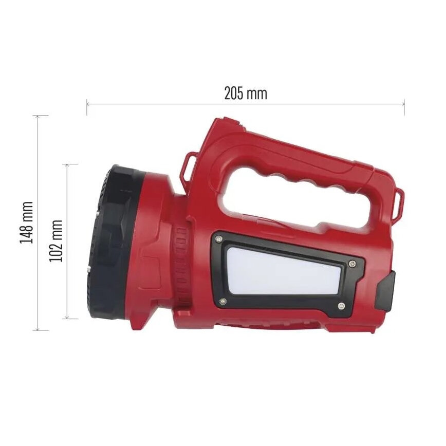 Επαναφορτιζόμενος φακός LED LED/3,7V IP44 1000 lm 15000mAh