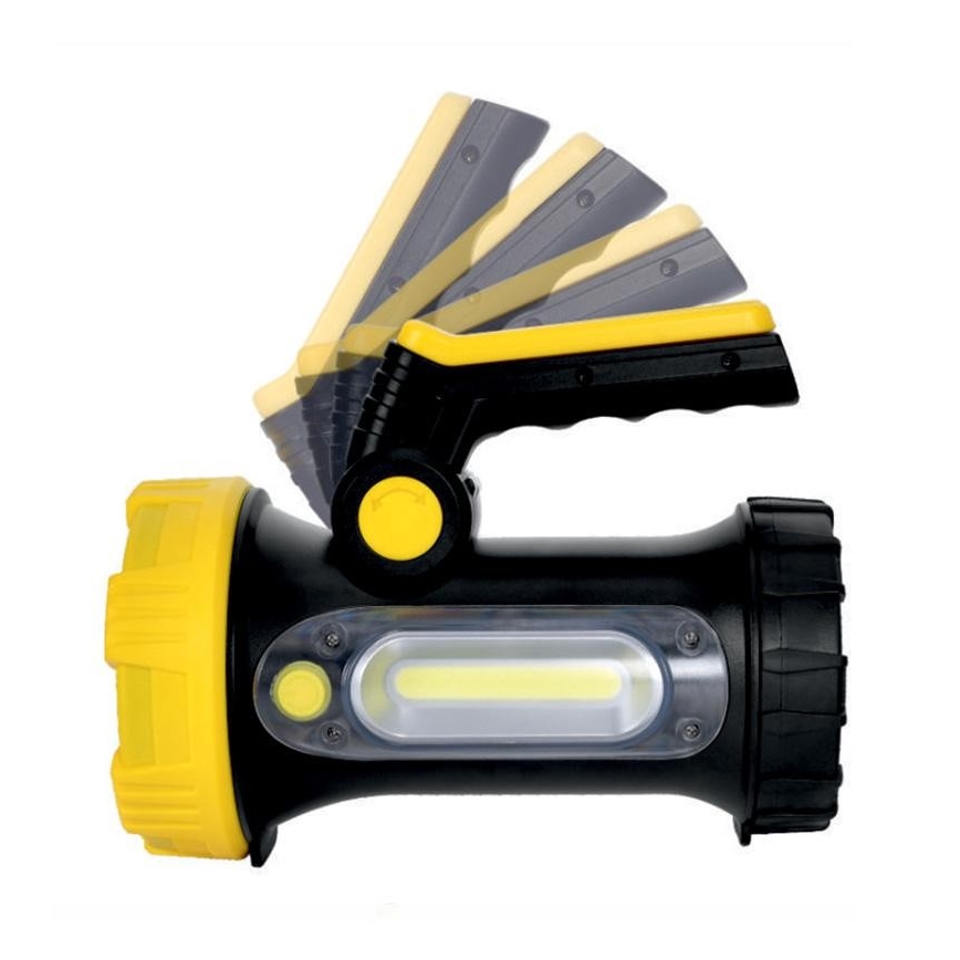 Επαναφορτιζόμενος φακός LED LED/5W/4000mAh + LED/3W