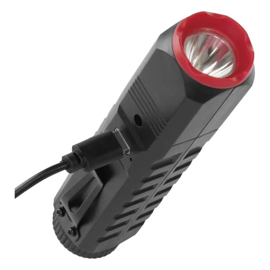 Επαναφορτιζόμενος φακός LED LED/USB/3,7V 120 lm 400 mAh