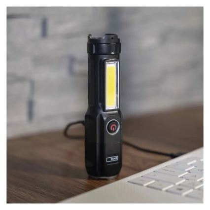 Επαναφορτιζόμενος φακός LED LED/USB/3,7V IP44 150 lm 1200mAh