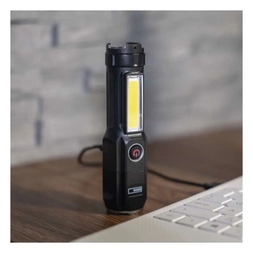 Επαναφορτιζόμενος φακός LED LED/USB/3,7V IP44 150 lm 1200mAh