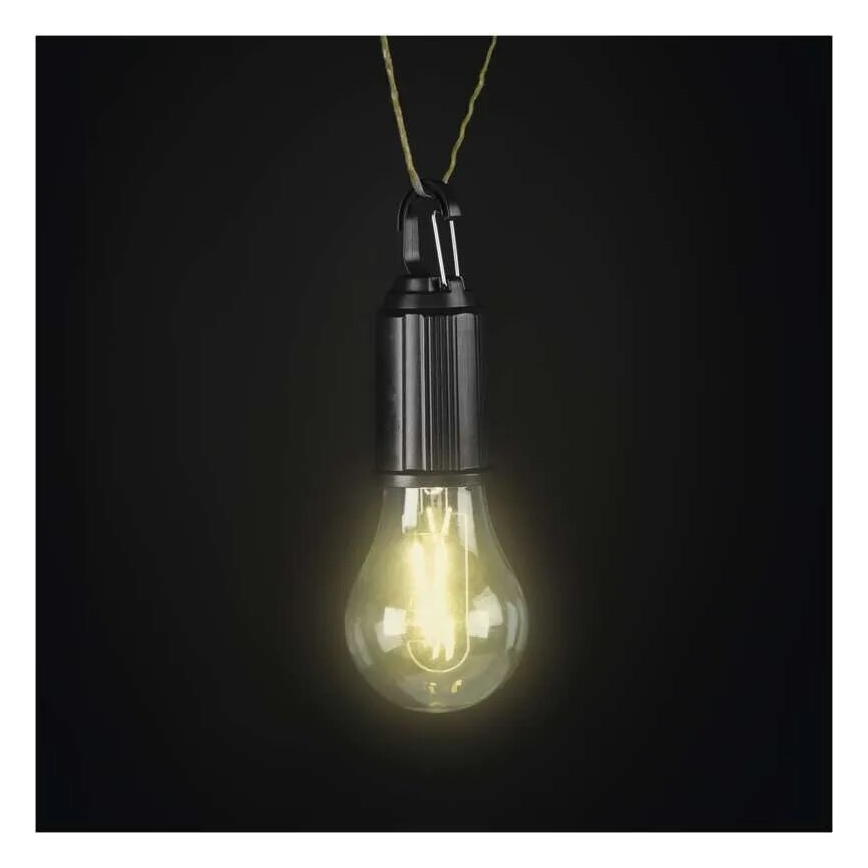 Επαναφορτιζόμενος φακός LED LED/USB IP44 90 lm 400mAh