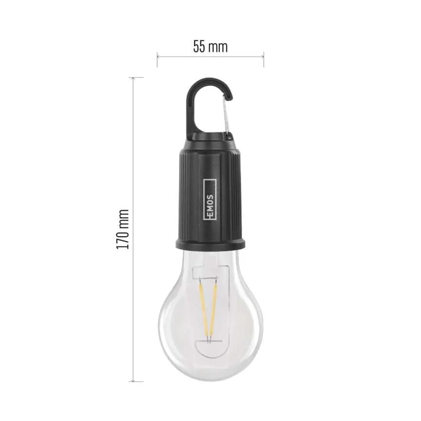 Επαναφορτιζόμενος φακός LED LED/USB IP44 90 lm 400mAh