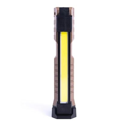 LED Dimming επαναφορτιζόμενος εργασίας φακός με λειτουργία power bank LED/4W/5V IPX4 600 γυαλιστερό 2000 mAh
