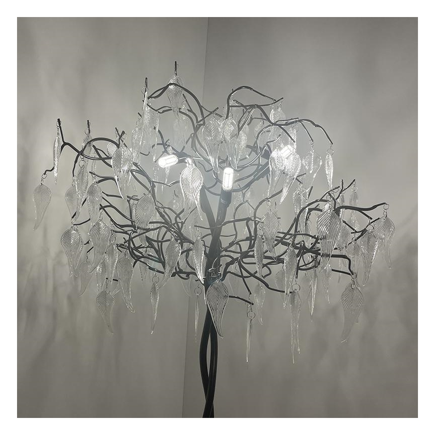 Επιδαπέδια κρυστάλλινη λάμπα 5xG9/40W/230V μαύρο