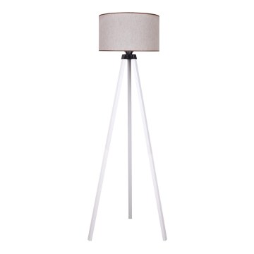 Επιδαπέδια λάμπα 1xE27/60W/230V μπεζ/λευκό