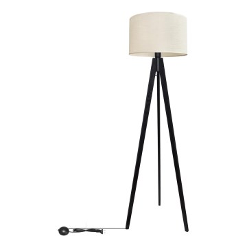 Επιδαπέδια λάμπα ALBA 1xE27/15W/230V κρεμ/πεύκο