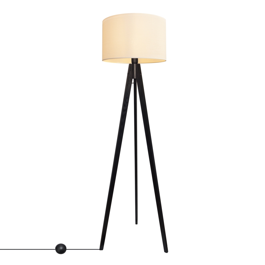 Επιδαπέδια λάμπα ALBA 1xE27/15W/230V κρεμ/πεύκο