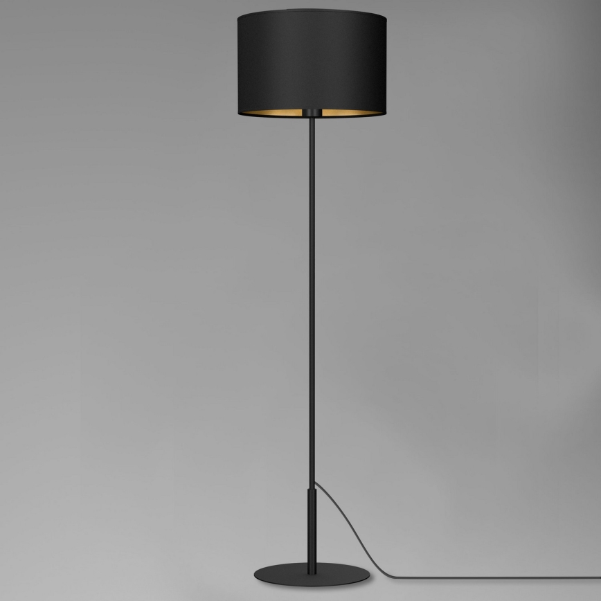 Επιδαπέδια λάμπα ARDEN 1xE27/60W/230V μαύρο/χρυσαφί