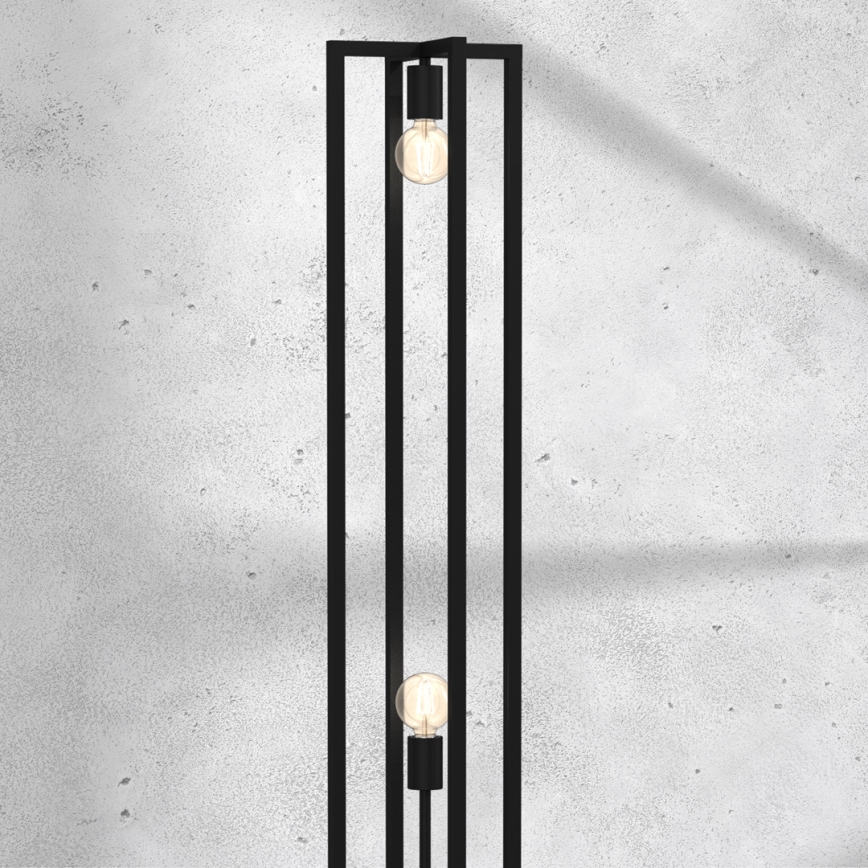 Επιδαπέδια λάμπα ARNOLD 2xE27/60W/230V μαύρο