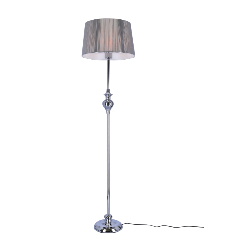 Επιδαπέδια λάμπα GILLENIA 1xE27/60W/230V ασήμι