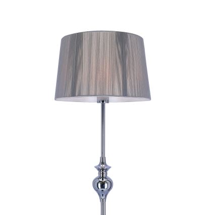 Επιδαπέδια λάμπα GILLENIA 1xE27/60W/230V ασήμι