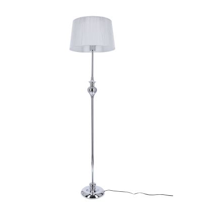 Επιδαπέδια λάμπα GILLENIA 1xE27/60W/230V ασήμι