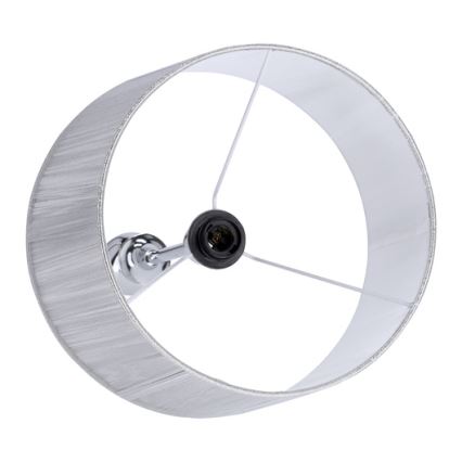 Επιδαπέδια λάμπα GILLENIA 1xE27/60W/230V ασήμι