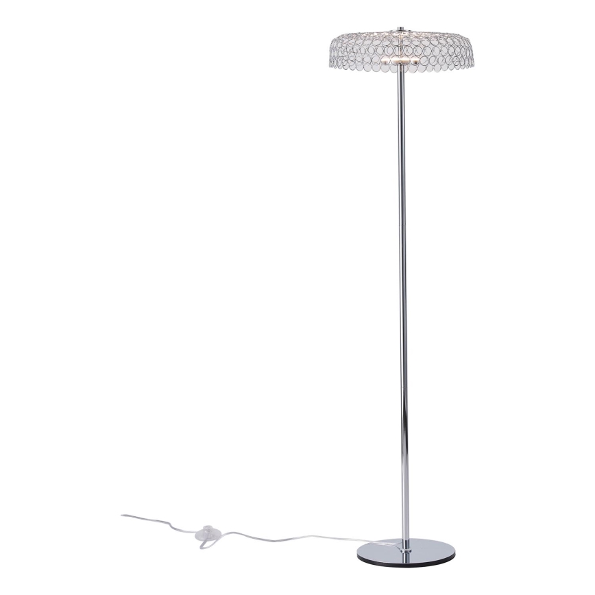 Επιδαπέδια λάμπα LED LED/10W/230V 3000K γυαλιστερό χρώμιο