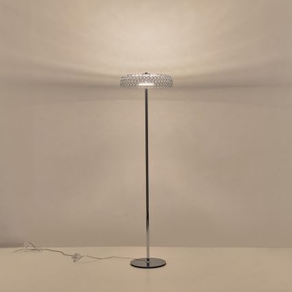 Επιδαπέδια λάμπα LED LED/10W/230V 3000K γυαλιστερό χρώμιο