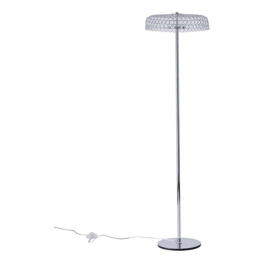 Επιδαπέδια λάμπα LED LED/10W/230V 3000K γυαλιστερό χρώμιο