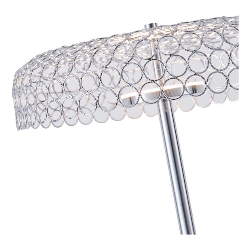 Επιδαπέδια λάμπα LED LED/10W/230V 3000K γυαλιστερό χρώμιο