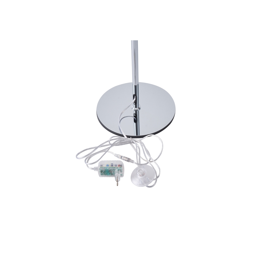 Επιδαπέδια λάμπα LED LED/10W/230V 3000K γυαλιστερό χρώμιο