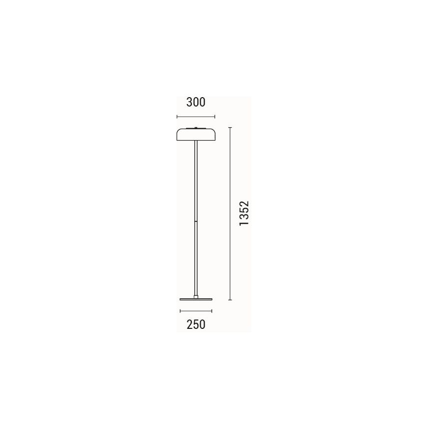Επιδαπέδια λάμπα LED LED/8W/230V 3000K