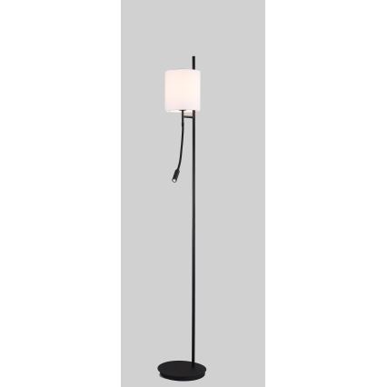 Επιδαπέδια λάμπα LED TOKYO 1xE27/40W/230V + LED/3W μαύρο/λευκό