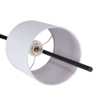 Επιδαπέδια λάμπα LED TOKYO 1xE27/40W/230V + LED/3W μαύρο/λευκό