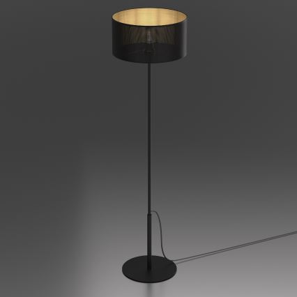 Επιδαπέδια λάμπα LOFT SHADE 1xE27/60W/230V μαύρο/χρυσαφί