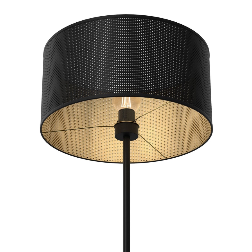 Επιδαπέδια λάμπα LOFT SHADE 1xE27/60W/230V μαύρο/χρυσαφί