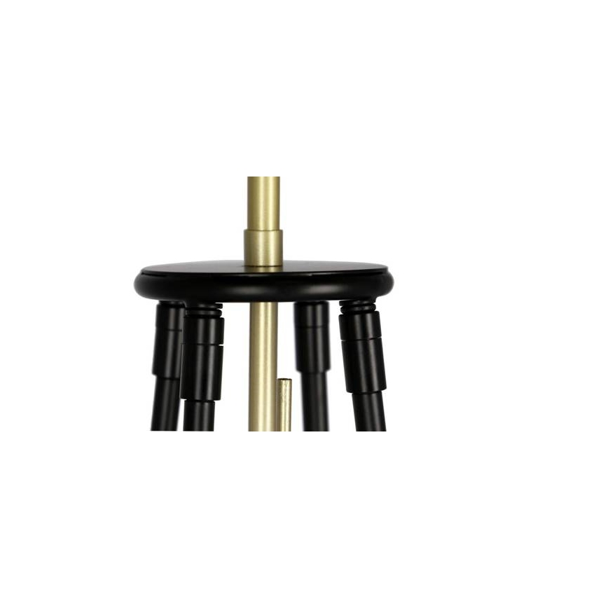 Επιδαπέδια λάμπα TEGOLA 1xE27/60W/230V μαύρο/χρυσαφί