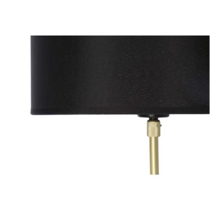 Επιδαπέδια λάμπα TEGOLA 1xE27/60W/230V μαύρο/χρυσαφί