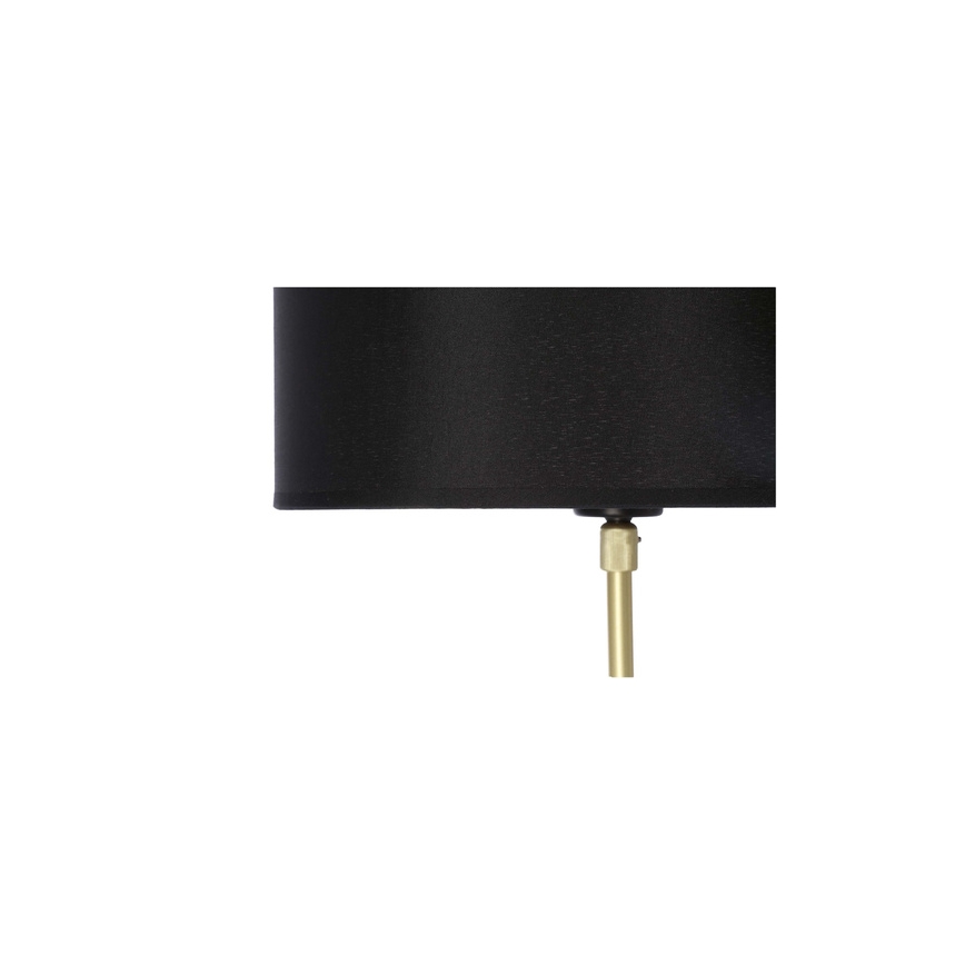 Επιδαπέδια λάμπα TEGOLA 1xE27/60W/230V μαύρο/χρυσαφί
