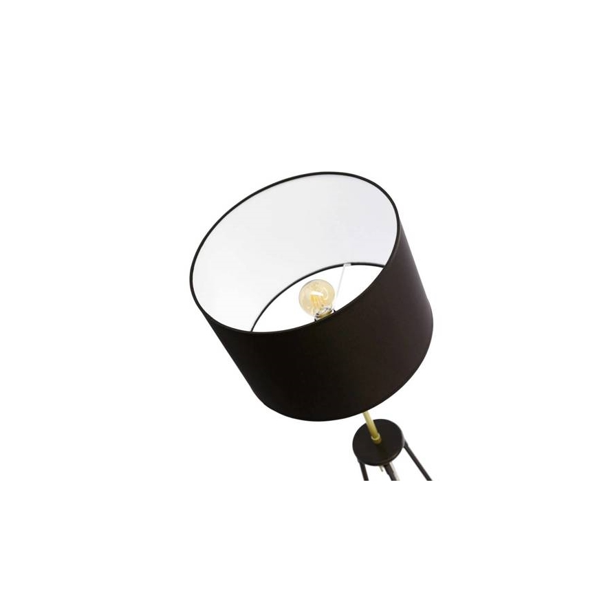 Επιδαπέδια λάμπα TEGOLA 1xE27/60W/230V μαύρο/χρυσαφί
