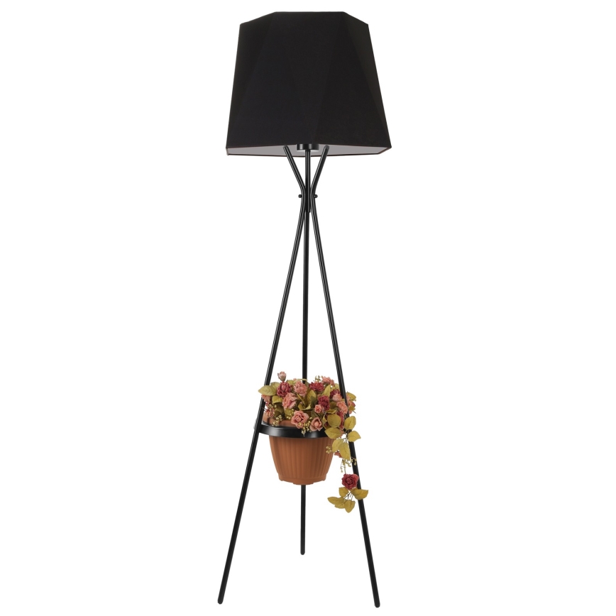 Επιδαπέδια λάμπα VENEDIK 1xE27/60W/230V μαύρο