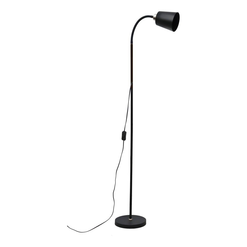 Επιδαπέδιο φωτιστικό 1xE27/40W/230V μαύρο