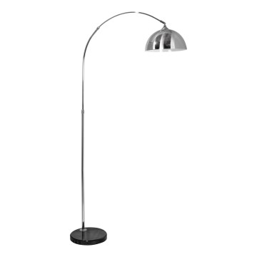 Επιδαπέδιο φωτιστικό 1xE27/60W/230V γυαλιστερό χρώμιο