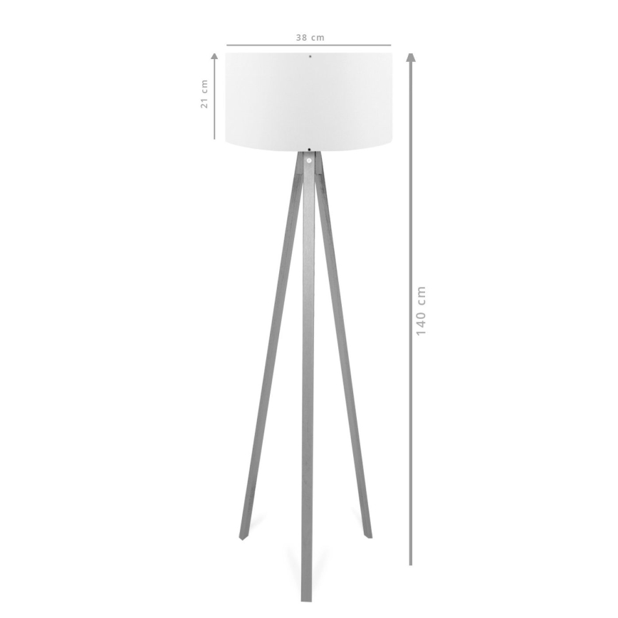 Επιδαπέδιο φωτιστικό AYD 1xE27/40W/230V καφέ