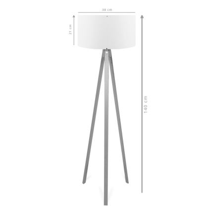 Επιδαπέδιο φωτιστικό AYD 1xE27/40W/230V καφέ