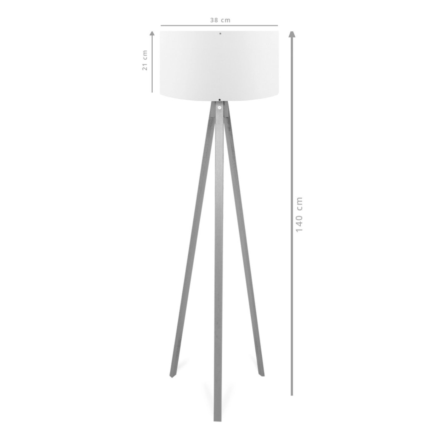 Επιδαπέδιο φωτιστικό AYD 1xE27/40W/230V καφέ