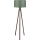 Επιδαπέδιο φωτιστικό AYD 1xE27/40W/230V καφέ/πράσινο