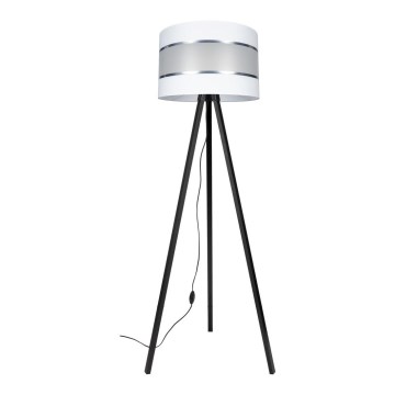 Επιδαπέδιο φωτιστικό CORAL 1xE27/60W/230V βέγκε/λευκό/ματ χρώμιο