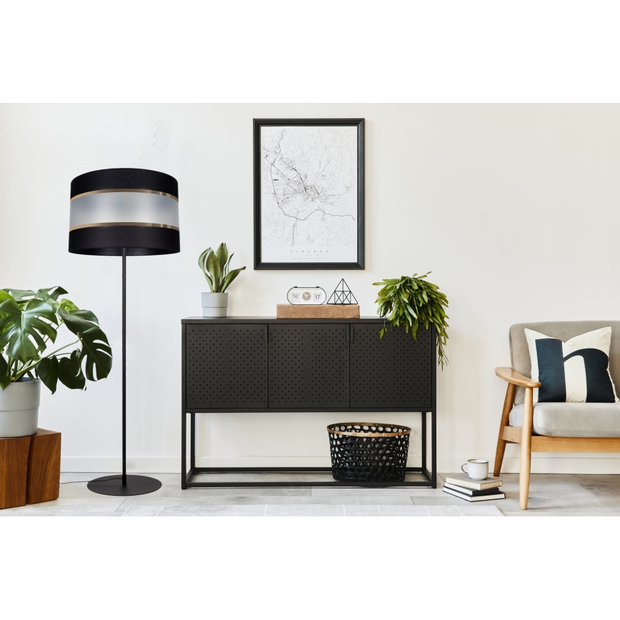 Επιδαπέδιο φωτιστικό CORAL 1xE27/60W/230V μαύρο