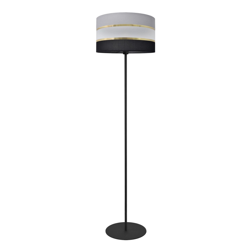 Επιδαπέδιο φωτιστικό HELEN 1xE27/15W/230V μαύρο/γκρι/χρυσαφί
