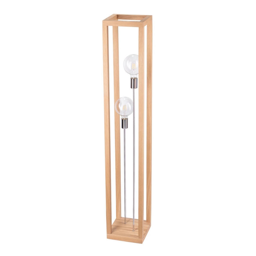 επιδαπέδιο φωτιστικό KAGO 2xE27/60W/230V ματ δρυς